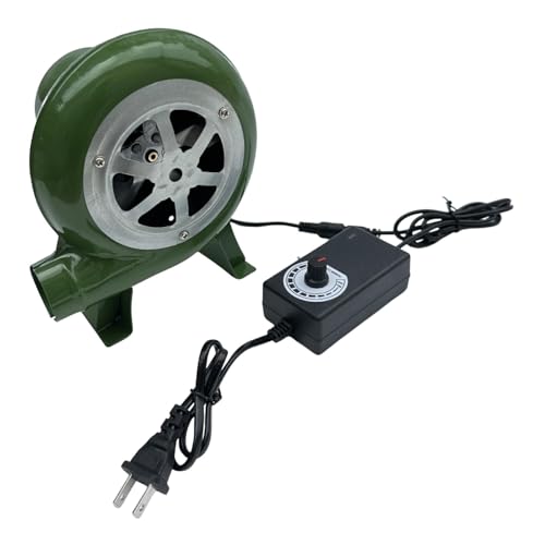 Image of Electric Blower Fan US 110V Plug Mini Air Blower for Blacksmith Forge Sturdy 40w
