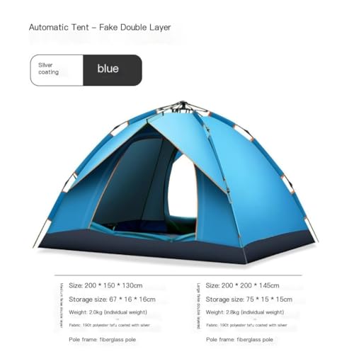 Carpa ligera y espaciosa para camping exterior automática miniatura 2
