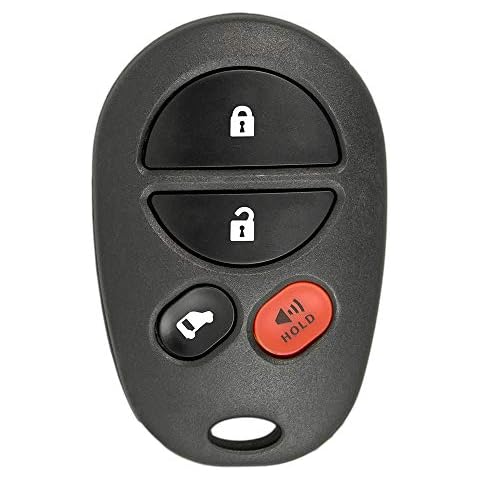 Keyless2Go Replacement for New Keyless Entry Remote Key Fob for Toyota Sienna with FCC ID GQ43VT20T Cover