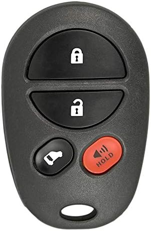 Amazon Com Keyless2go Replacement For New Keyless Entry Remote Key Fob For Toyota Sienna With Fcc Id Gq43vt20t Automotive