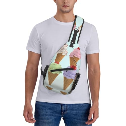 Bolso cruzado para pecho tipo sling negro miniatura 7