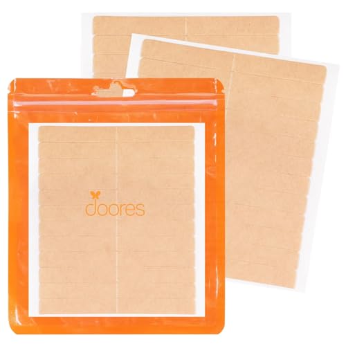 DOORES Hair Extension Tape Replacement Adhesive, 24 Tabs, 3.2 x 0.3 Inch