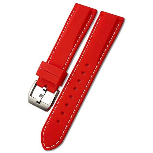 Bracelet en silicone de 20mm pour montres IWC Portofino et Mark 18
