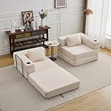 Conception modulaire personnalisable : Réarrangez et combinez les sections selon vos besoins pour créer des configurations multiples : une chaise longue, un canapé 2 places ou 3 places spacieux ou un lit de sol confortable. Cette flexibilité est parfaite pour les pièces multifonctionnelles ou les espaces qui évoluent avec vos habitudes.