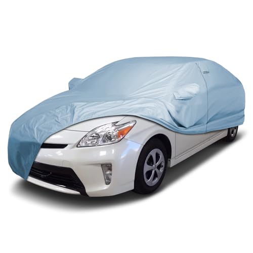 Image of iCarCover Premium Car Cover for 2004-2015 Toyota Prius Heavy Duty Waterproof All-Weather Automobiles Custom Fit Indoor Outdoor UV Snow Protection Covers with Straps and Bag