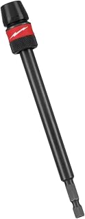 48-28-1010 Power Drill Bit Extensions for Milwaukee 6'' All Hex Change Extension Drill Bit - Black