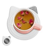 Pas de Réchauffage Nécessaire : Avec son contrôle de température précis, le chauffe-tasse électrique maintient les boissons à une température stable de 55C en utilisant une technologie de chauffage intelligent innovante, évitant la perte de saveur et économisant du temps en supprimant les désagréments du réchauffage. Parfait pour les matins chargés ou les soirées détendues où la commodité et le goût sont essentiels, sans interruption.