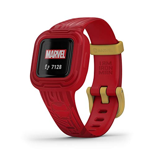 Garmin vivofit jr. 3, Fitness Tracker for Kids, Swim-Friendly, Up to 1-Year Battery Life, Marvel Iron Man