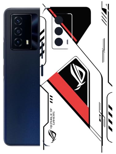Image of AtOdds - Full Body Back Screen Guard Protector Film - Lamination Wrap Skin Sticker Compatible with IQOO Z5 | Scratchproof Matte Finish (RogRed)