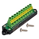 30Amp 300V 1x10 Position Terminal Block Distribution Module. OONO D-1661GP