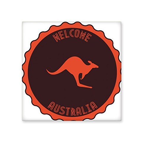 Carreaux céramique d'art Australie Kangourou, finition céramique haut de gamme