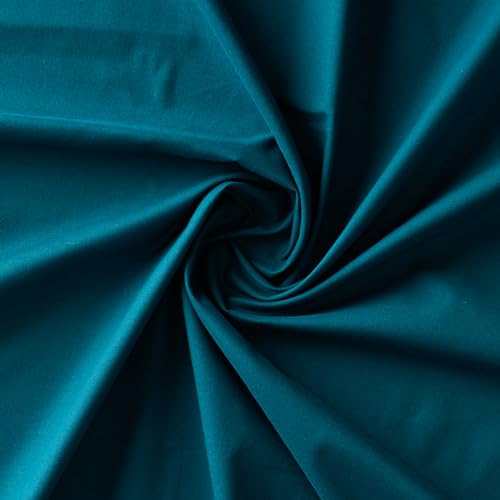 Image of 100% Pure Cotton 3 Layer Dohar, Double Bed Blanket Comforter, (90''X100'' / 230X254 CM), Uni Plain, Skin Friendly Dohar, Color - Teal Green