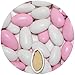 Produktbild EinsSein® 1 Kg Hochzeitsmandeln Gracile MIX weiss & rosa GLANZ ca 64 Gastgeschenke Hochzeit Taufmandeln Zuckermandeln Bonboniere Bonbons Koufeta Confetti Taufe Konfirmation organzasäckchen schoko