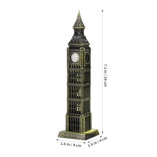 Modelo Big Ben en Metal para Decoración Hogar miniatura 3