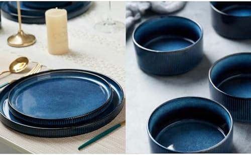 famiware Star Stoneware Dinnerware Set of 6 (18-Piece), Dinner Pl...