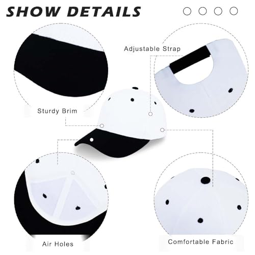 Image of ZH Plain Adjustable Baseball Cap - Lot of 12 Unisex Blank Design Caps