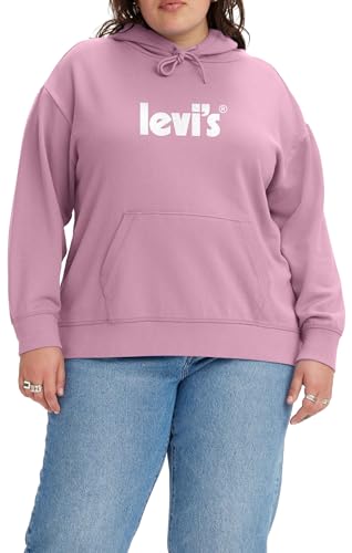 Levi's Damen Plus Size Graphic Standard Hoodie Poster Logo Prism Pink...