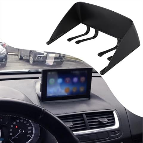 Gettimore Anti Glare Sun Shade Visor for Sat Nav Cover