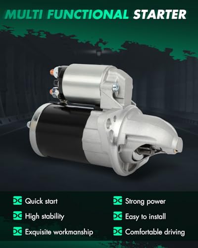Image of SCITOO Starter Motor fit for Saab for 9-2X 2.5L 2005-2006,for Subaru for B9 Tribeca 3.0L 2006-2007,for Subaru for Forester 2.0L 2014-2018 Replacement Starter 17840,17955