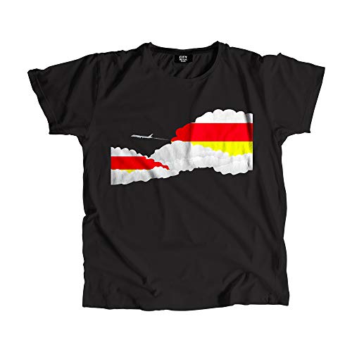 T-shirt coton avion Ossétie du Nord fini les vêtements rigides en voyage et en avion