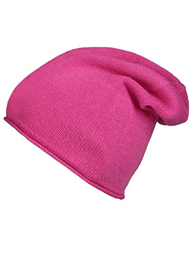 Cashmere Dreams Slouch-Beanie-Mütze mit Kaschmir - Hochwertige Strickmütze für Damen Mädchen Jungen - Hat - Unisex - One Size - warm und weich im Sommer Herbst und Winter Zwillingsherz Cover