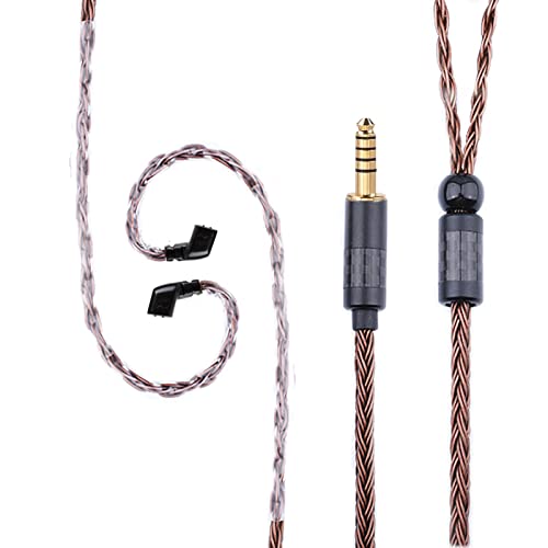 Câble audio stéréo en cuivre plaqué argent FEDAI Pin C