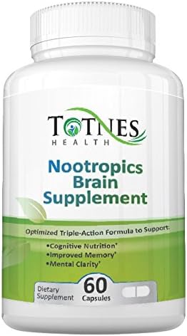 Nootropics Brain Health Supplement [60 Day Supply] with Ginkgo Biloba & Ginseng