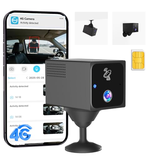 【Connessione Immediata con Scheda SIM】La telecamera senza WiFi è dotata di una scheda SIM 4G preinstallata per una configurazione rapida e semplice. Include 7 giorni di dati illimitati per iniziare subito a utilizzare la telecamera. La connessione avviene tramite la rete mobile 4G attraverso la scheda SIM, senza necessità di una rete WiFi. Dopo il periodo di prova, è possibile sottoscrivere un piano dati tramite l’app oppure utilizzare una propria scheda SIM.