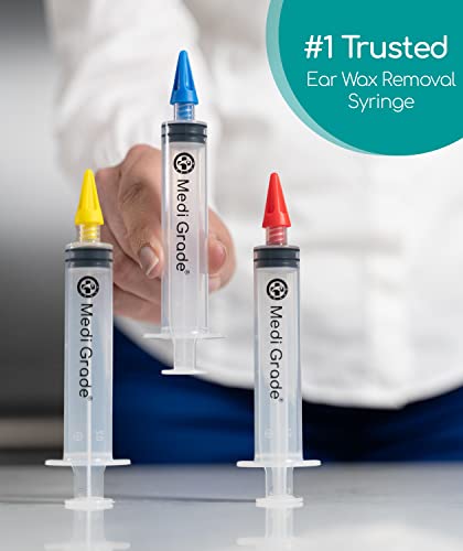 image for Medi Grade Ear Cleaner Ear Wax Remover- Ear Wax Removal Syringe Kit wi