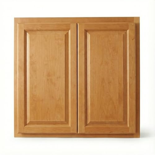 ONESTOCK Raised Panel Wall Cabinet - Ready to Assemble, Perfect for Kitchen, Laundry, and Bathroom Storage - 30”W x 30”H x 12”D