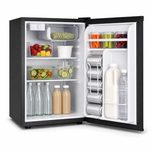 YOPOWER 73L Mini Bar Fridge with Freezer,Compact Refrigerator for Bedroom,Dormitory, Office and Shop