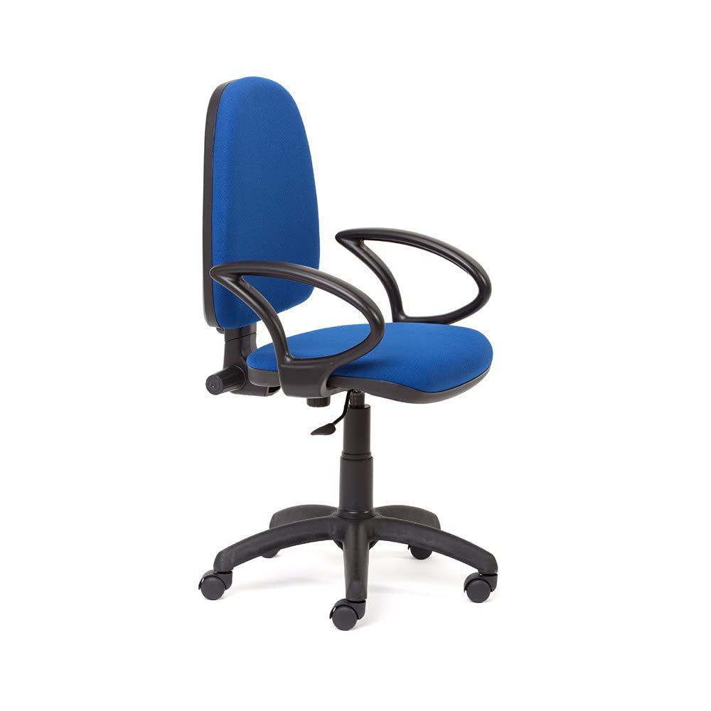 Rocada RD-930/4+956 - Silla Oficina con Brazos, Color Negro
