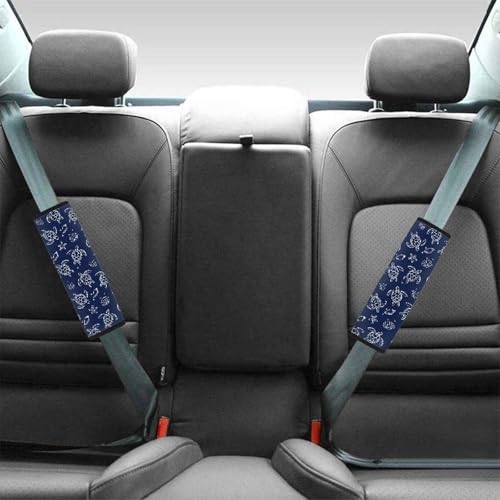 Image of AFPANQZ Sea Turtle Pattern Automotive Seat Belt Covers Pads 2 Piece for Adults Kids Youth Car Accessories Universal Daiper Bag Backpack Shoulder Straps Pads Comfortable Universal