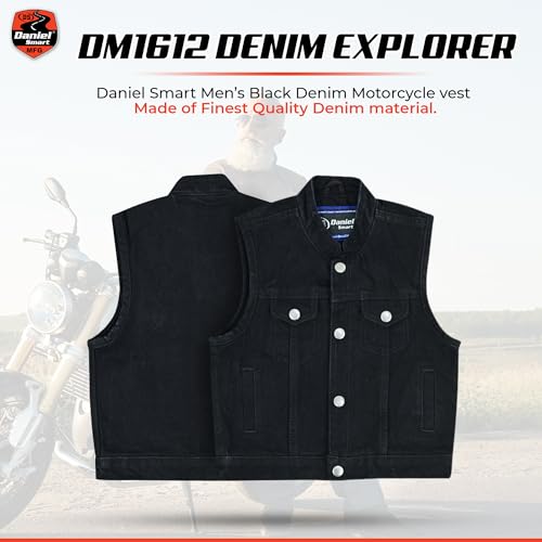 Daniel Smart Kids Jean Vest Premium Quality Denim Vest Kids with Unique Design and Multiple Pockets2