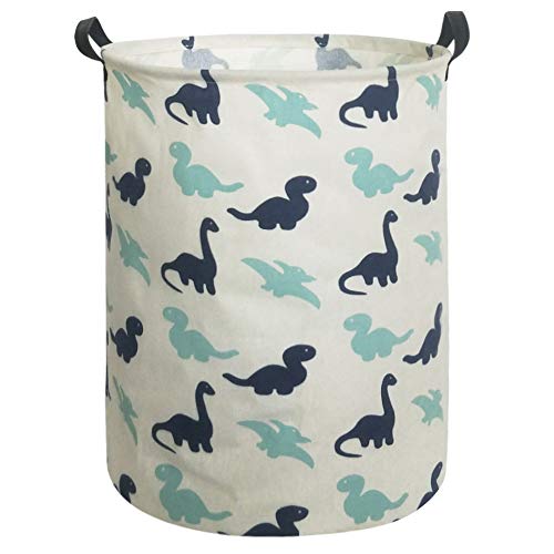 ESSME Dinosaur Laundry Hamper,Kids Laundry Basket Collapsible Boys Storage Bin for Boys Room Decor, Nursery Hamper,Gift Baskets,Home Organizer (Dinosaurs)