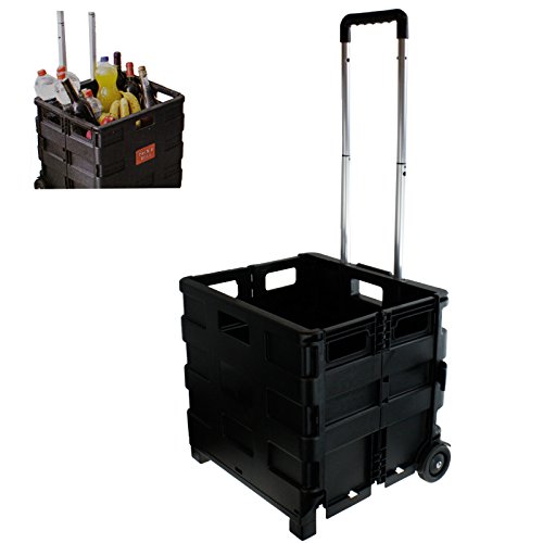 Preisvergleich Produktbild Transporttrolley faltbar Transportwagen Einkaufstrolley Einkaufsroller Trolley