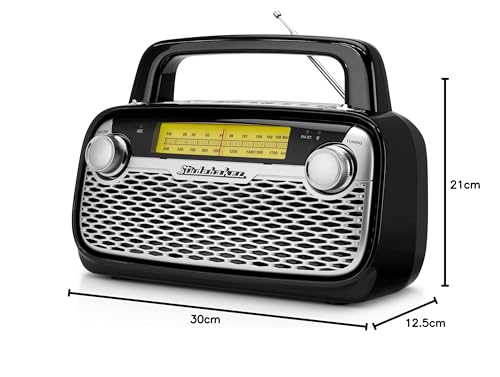 Haut-parleur Bluetooth avec radio portable AM/FM Studebaker SB2006