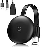 【1080P Ultra HD Definition】 Dieser WiFi-Display-Dongle bietet Ihnen die klarsten und lebendigsten Bilder auf einem großen Bildschirm. Sie können Ihr Telefon, Pad, Laptop direkt auf HDMI-Geräte wie Fernseher, Projektoren und Monitore spiegeln oder werfen. Bitte beachten Sie, dass für einige bezahlte oder kopierte Video-App von iOS nicht unterstützt wird, Android funktioniert einwandfrei.