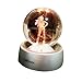 Produktbild 3D-Kristallkugel-Lampe, Lasergravur, Bild in der Kugel, LED-Farbwechselbasis (Harley Quinn)