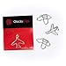 B&uuml;roklammern Set, 12x B&uuml;roklammer mit je 6x Flugzeug und Auto, als Deko oder Lesezeichen. Paperclip I Paper Clips, Briefklammer oder Bookmark, f&uuml;r B&uuml;ro oder Zuhause, S004