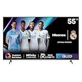 Hisense 55E7NQ Pro - QLED Gaming TV, 55 Pulgadas Televisor, VRR 144Hz HSR 240 fps, AMD Freesync Premium Pro, Barra de Juegos, Solución HDR Total, Dolby Vision IQ & Dolby Atmos (Nuevo 2024)