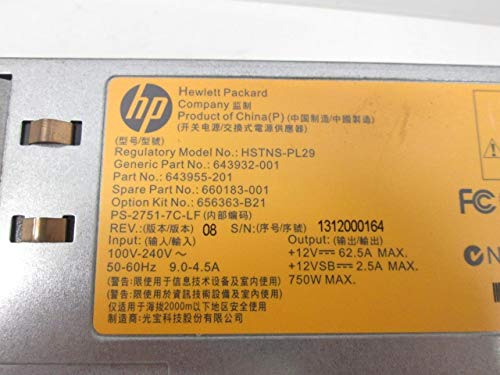 Fuente de poder HP 150 watts 12x8x6 pulgadas miniatura 6