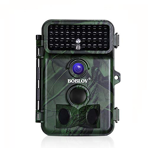 HR - Herbert Richter Cámara de Seguridad para la Naturaleza con visión Nocturna, Infrarrojos, con Detector de Movimiento para Caza y vigilancia doméstica