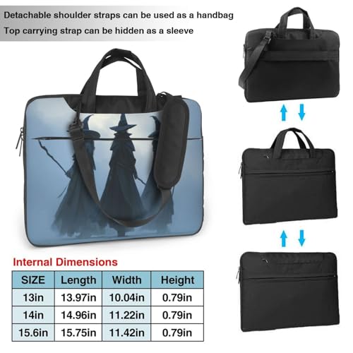 Maletín para portátil con diseño de brujas 15.6" miniatura 4