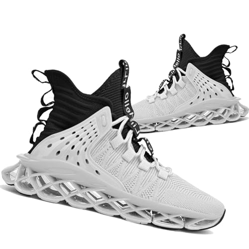 Hello MrLin Men's Running Shoes Non Slip Athletic Tennis Walking Blade Type Sneakers Hip Hop