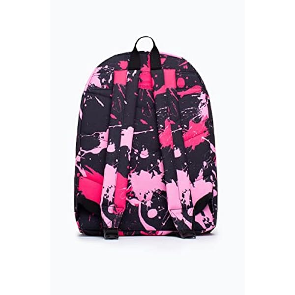 HYPE Black Pink Splat Mochila, One Size Unisexo