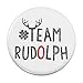 GRAPHICS & MORE Team Rudolph Pinback Button Pin
