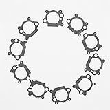 10Pcs Air Cleaner Mount Gaskets Replace Compatible With 795629 272653 272653S Carburetor Chainsaw