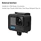 Pikioraz Rahmenhalterung Gehäuse, Actionkameras Gehäuse Rahmen Kompatibel mit GoPro 12 11 10 9, Action Camera Schutzgehäuse Case für GoPro Hero 9 10 11 12 Black