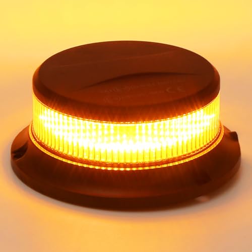 ETUKER Piloto Estroboscópica Luz Rotativo Led Tractor Magnetico 12v 24v Flash de Emergencia con ECE R6 ECE R10 CE Homologadas